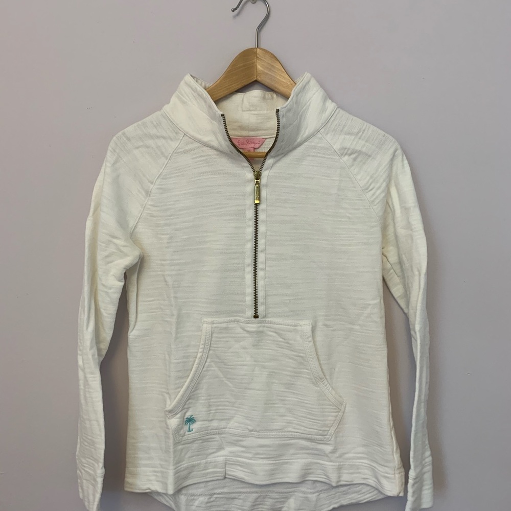 Lilly Pulitzer white pullover size XS